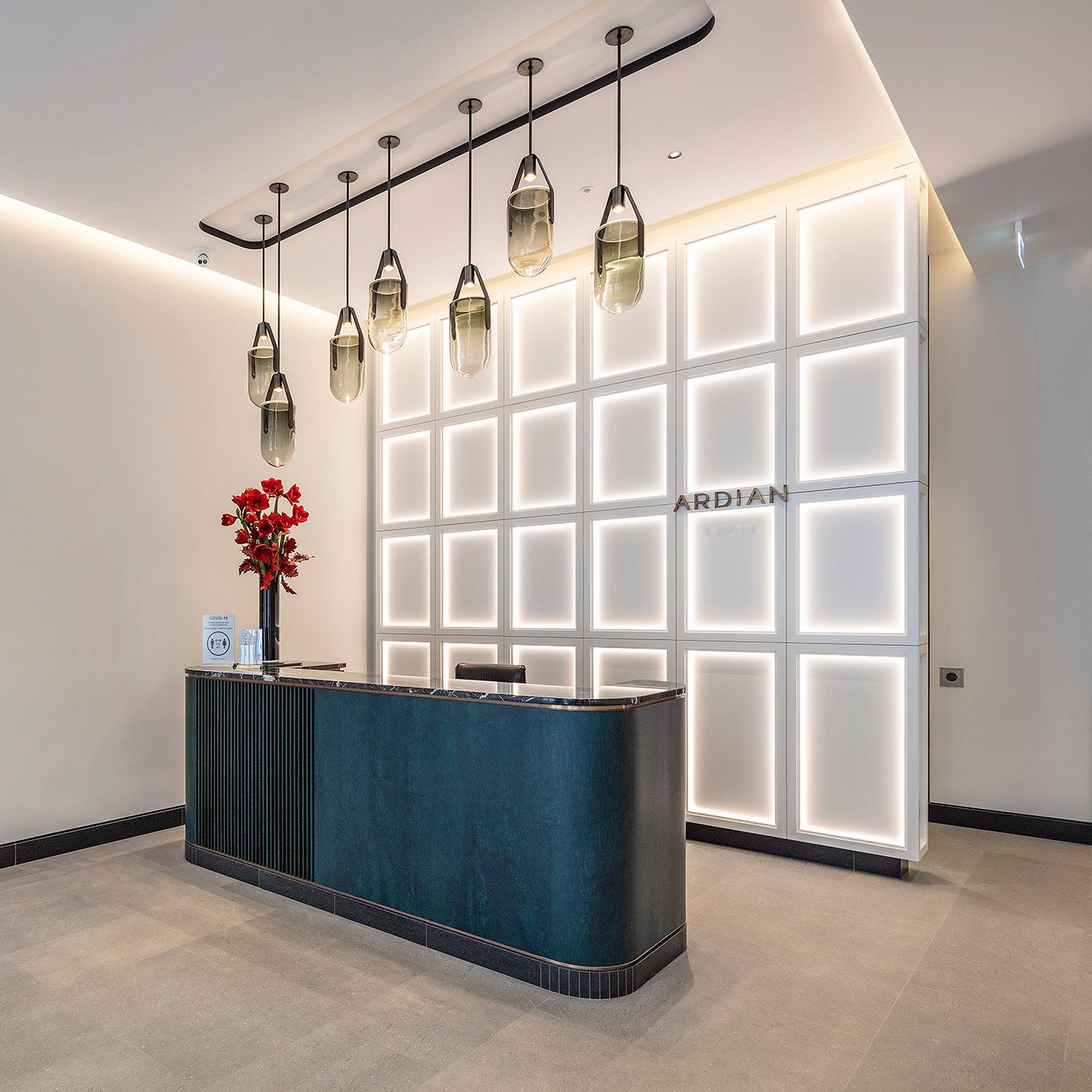 Refurbished street frontage of 1 Grafton Street in Mayfair, London showing restored historic façade and elegant design