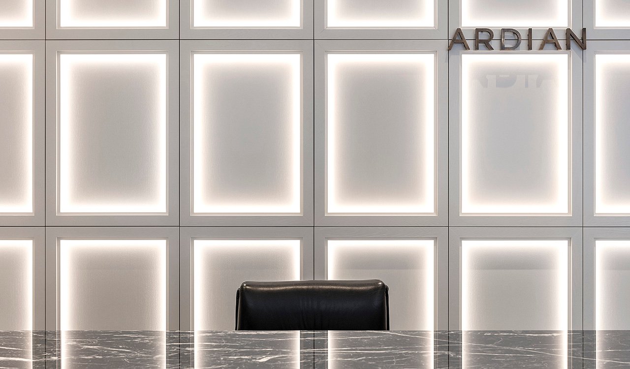 Refurbished street frontage of 1 Grafton Street in Mayfair, London showing restored historic façade and elegant design